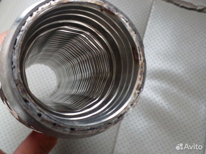 Гофра глушителя 40х200 в 3-ой оплетке interlock