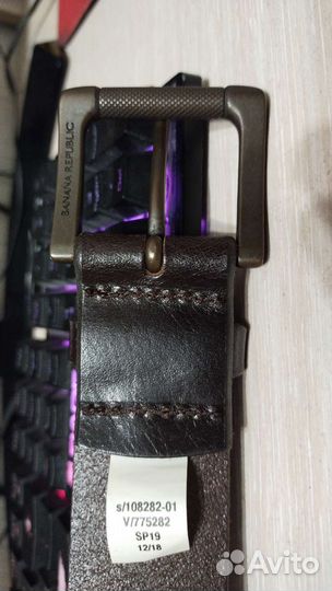 Кожаный ремень banana republic USA