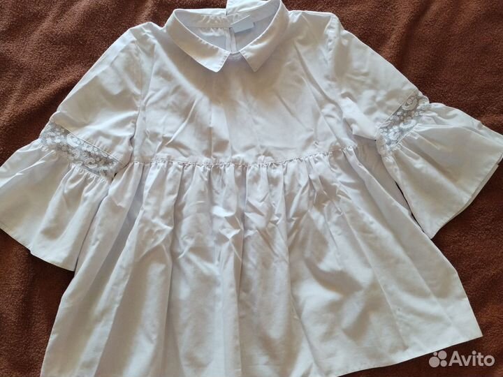 Блузка для девочки школьная