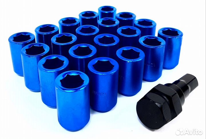 Гайки TOP FIT M12x1.5 (Синий)