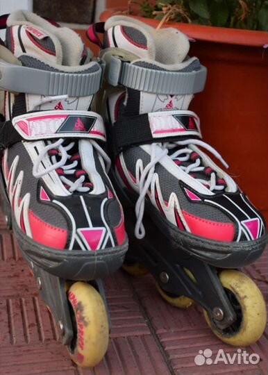 Роликовые коньки Alpha Carprice + набор защиты