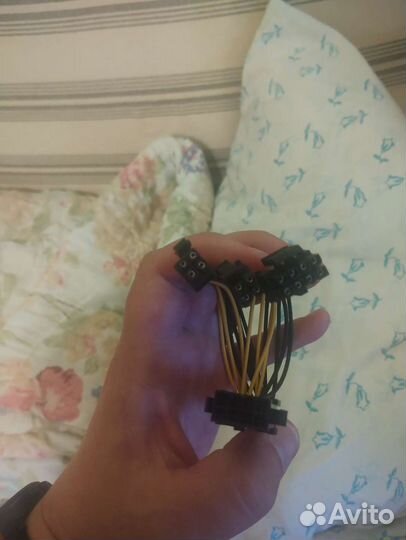 Переходник для CPU с 8pin на 2х4+4pin (8+4pin)