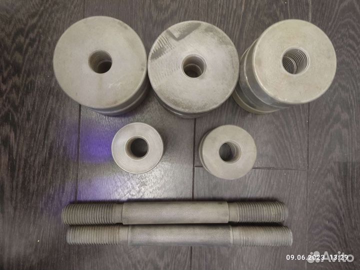 Гантели разборные 2 штуки бу