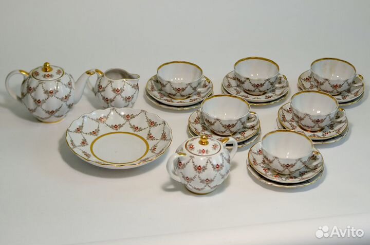 Фарфоровый Чайный Сервиз лфз. Менажница