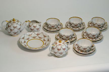 Фарфоровый Чайный Сервиз лфз. Менажница