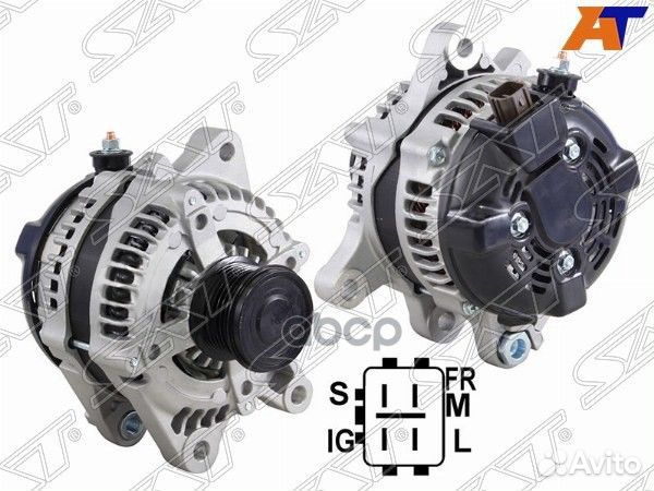 Генератор toyota hiace 2.7 05-19 2trfe 12v 130A