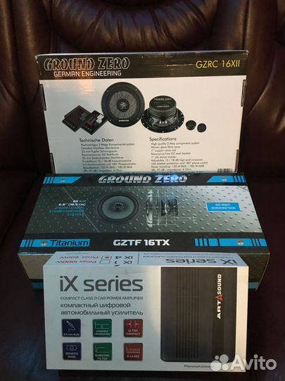 Автомобильные акустические системы и усилитель