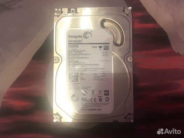 Жесткий диск 2тб