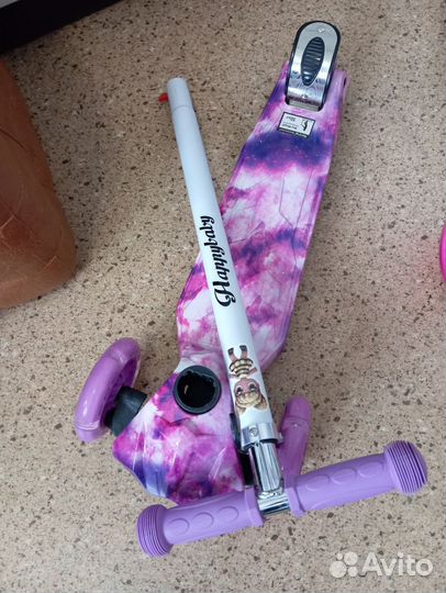 Самокат Scooter Maxi Micro принт Новые