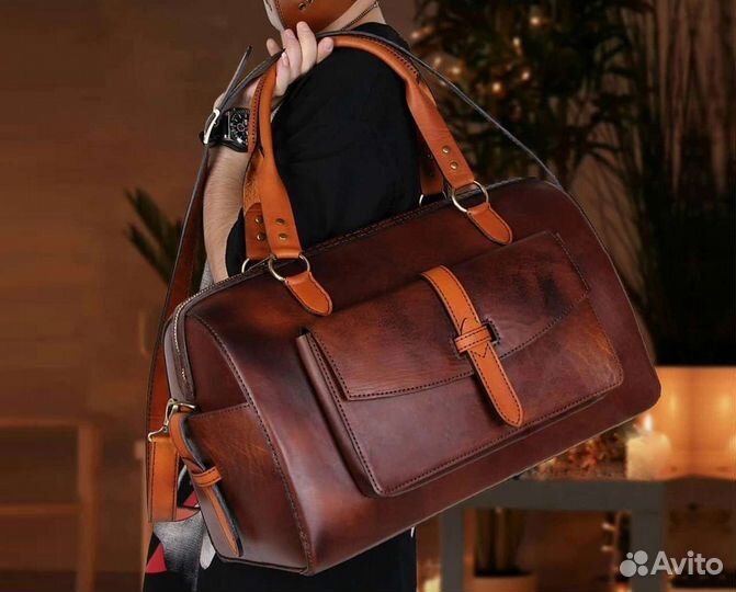 Мужская кожаная сумка