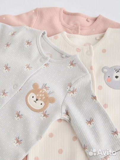 Слипы Некст на молнии, 6-9 мес, на рост 74см