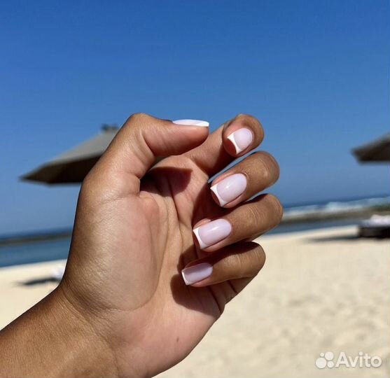Маникюр, гель-лак, френч