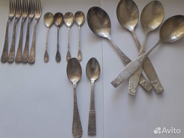 Ложки мельхиор СССР