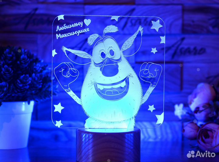 Cветильник ночник на подарок (детский)