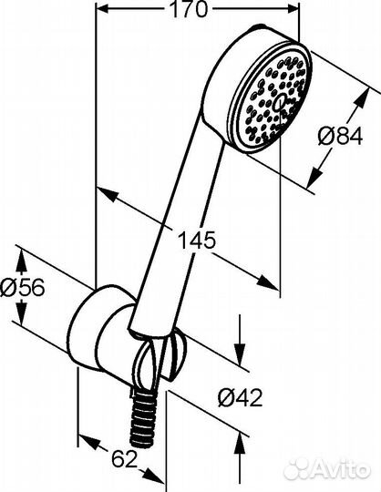 Душевая система Kludi Logo Dual Shower System 680