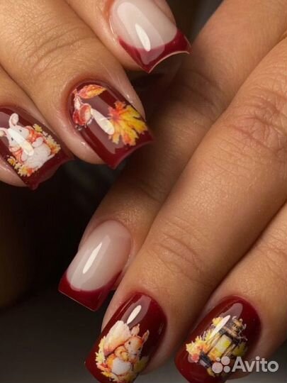 Маникюр с покрытием гель-лак. Наращивание