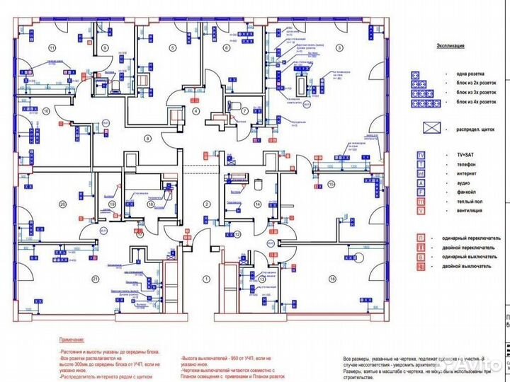 Чертежи интерьеров в AutoCad