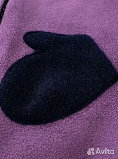 Флисовый комбинезон для девочки