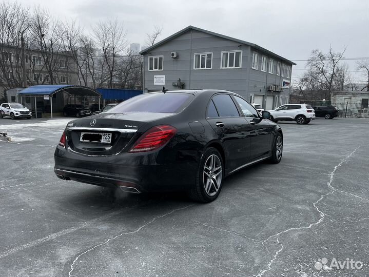 Аренда Mercedes S class с водителем