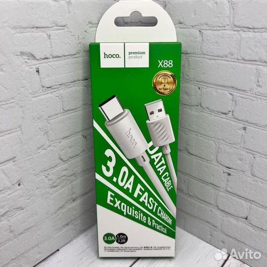 Кабель hoco X88 для зарядки USB-Type-C