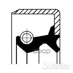 Сальник коленвала 50.5x77.5x9x14 NBR TBW Toyota