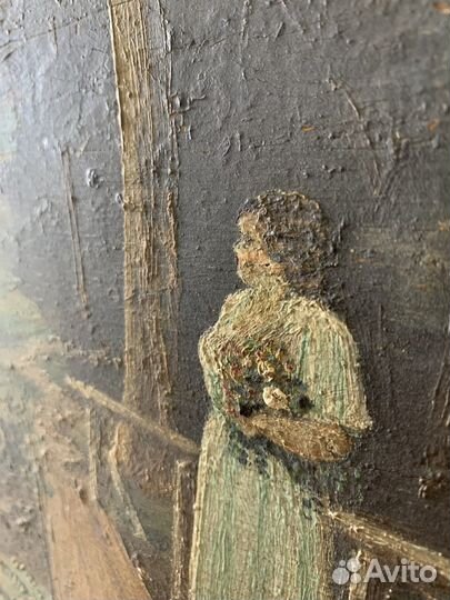 Картина старинная 50-х годов