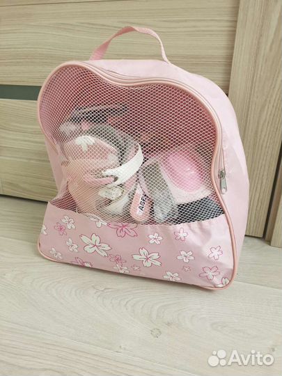 Детские ролики раздвижные 30-33 и защита