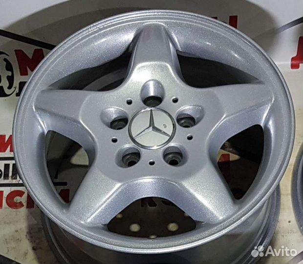 Диски литые Mercedes r16; 5x112; цо 66,6