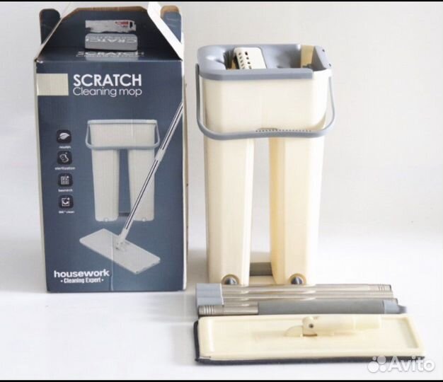 Швабра с ведром и отжимом