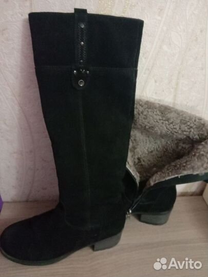 Сапоги зимние,натуральная овчина,36-37р