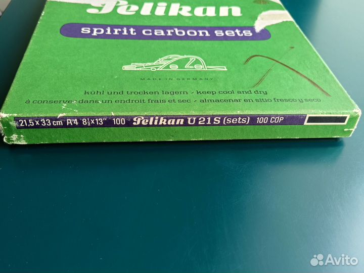 Копировальная бумага Pelikan (Герм.) для печ. маш