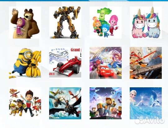 Софа с мягкой спинкой и фотопечатью