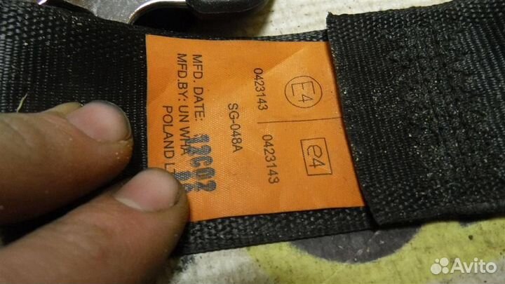 Ремень безопасности Daewoo Nexia 1995-2016