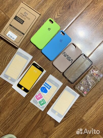 Чехол на iPhone 6,6s 7,8, se 2020 защитное стекло