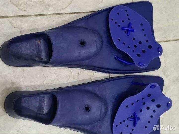 Ласты детские и лопатки для плавания