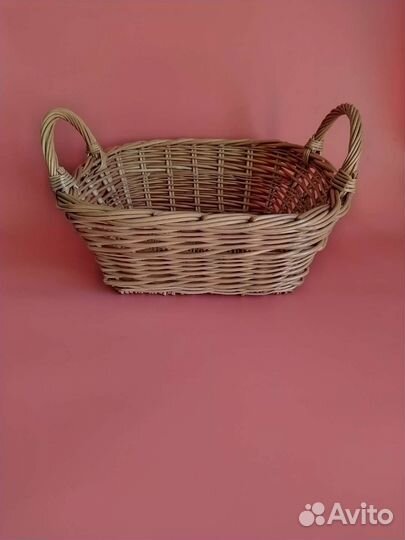 Корзина - лоза ивы, ручное плетение