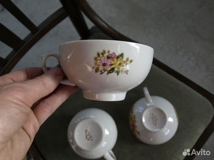 Чайные чашки дулево СССР