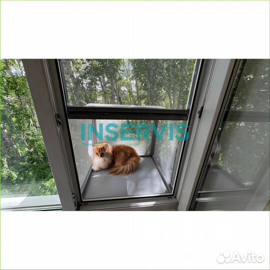 Москитная сетка плиссе на двери