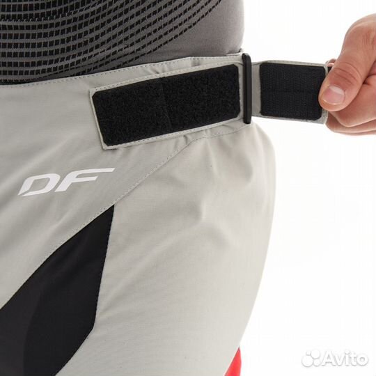 Штаны эндуро короткие dragonfly Freeride Grey-Red