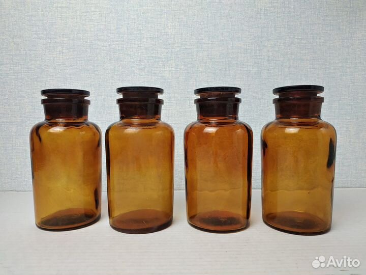 Бутылки химические, медицинское стекло СССР