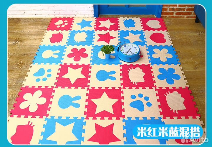 Теромоковрик детский EVA Пазлы, новый