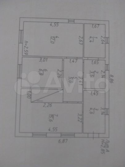 Дом 51,9 м² на участке 9,2 сот.