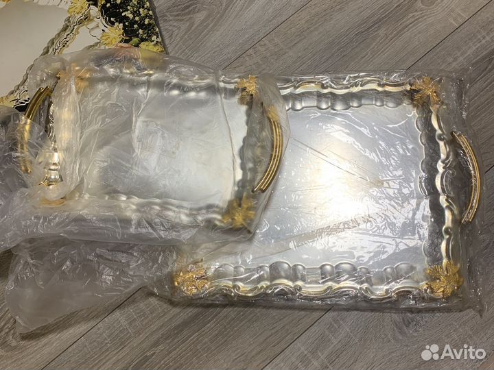 Винтажный сервировочный поднос