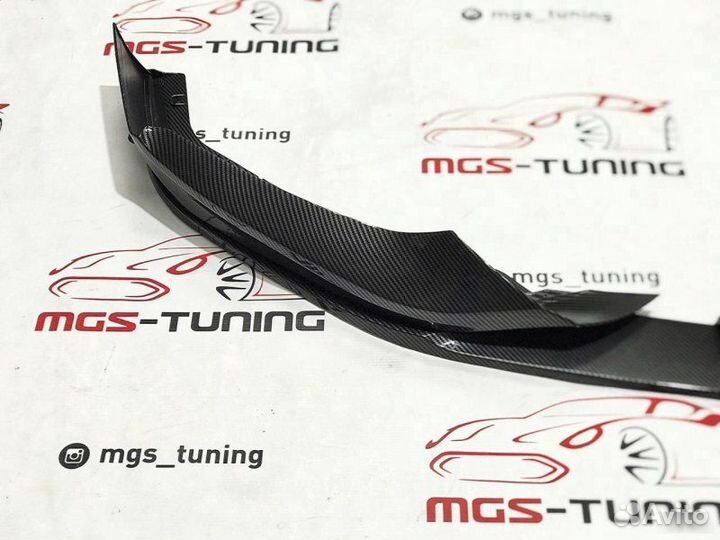 Губа BMW 5 series G30 M-Performance (Под карбон)