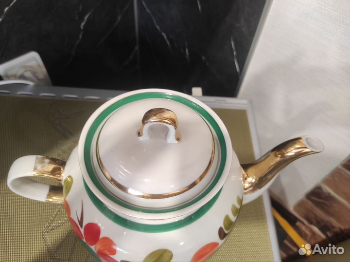 Чайник доливной фарфоровый СССР