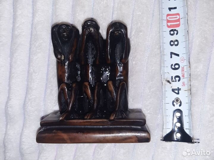 Три обезьяны статуэтка