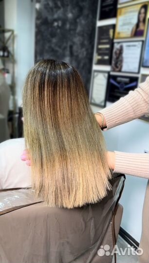 Кератиновое выпрямление, холодное восстановление