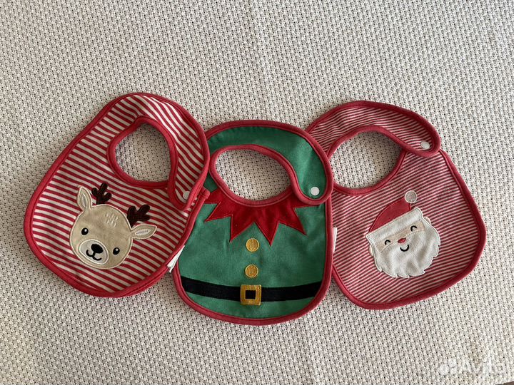 Слюнявчик нагрудник в наборе 3 шт