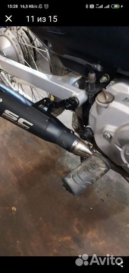 Глушитель прямоток на Honda super cub AA04 50,аа09