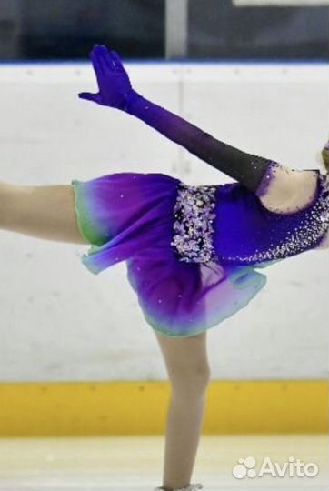 Платье для фигурного катания 128-134-140